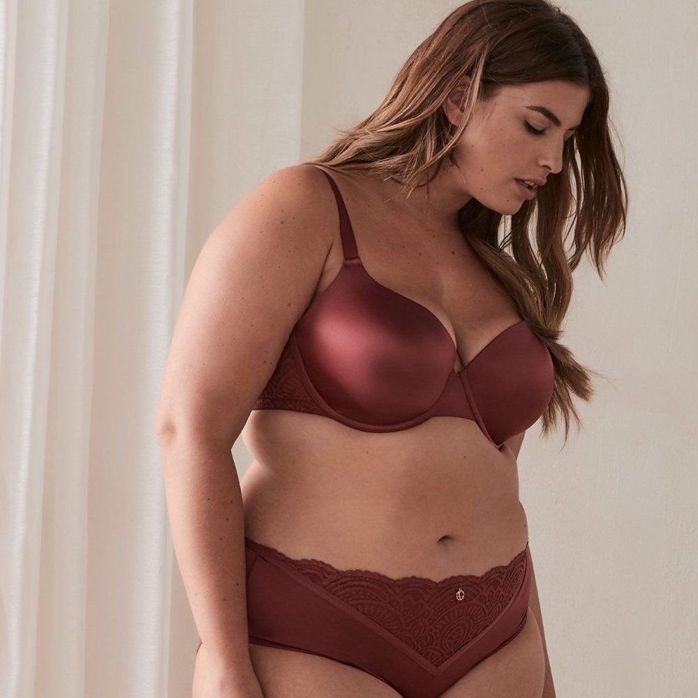 🆕 Ashley Graham T-Shirt Bra 38B New